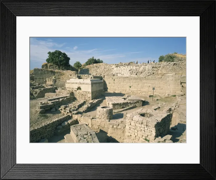 Framed Print : Ancient ruins at archaeological site Framed Print : Ancient ruins at archaeological site