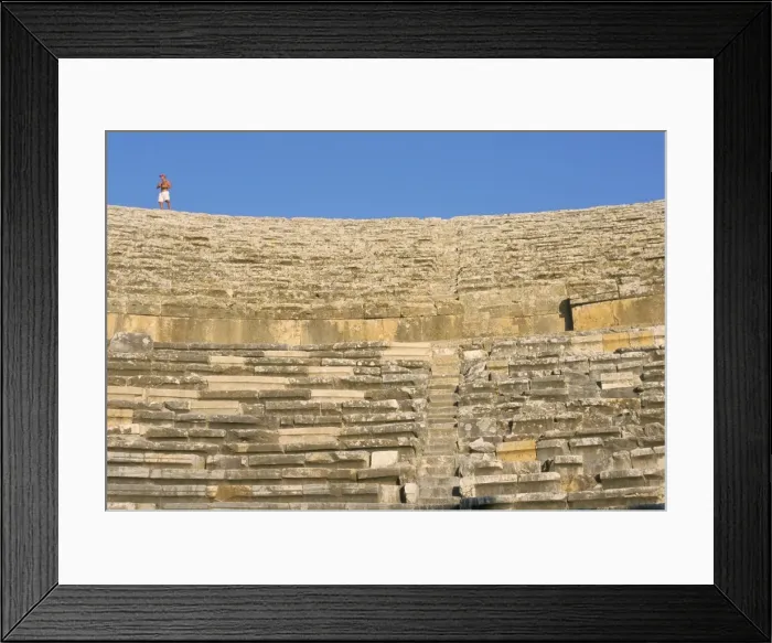 Framed Print : Roman spa city of Hieropolis (Hierapolis) Framed Print : Roman spa city of Hieropolis (Hierapolis)