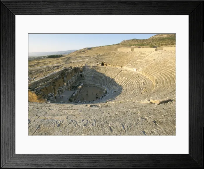 Framed Print : Roman spa city of Hieropolis (Hierapolis) Framed Print : Roman spa city of Hieropolis (Hierapolis)
