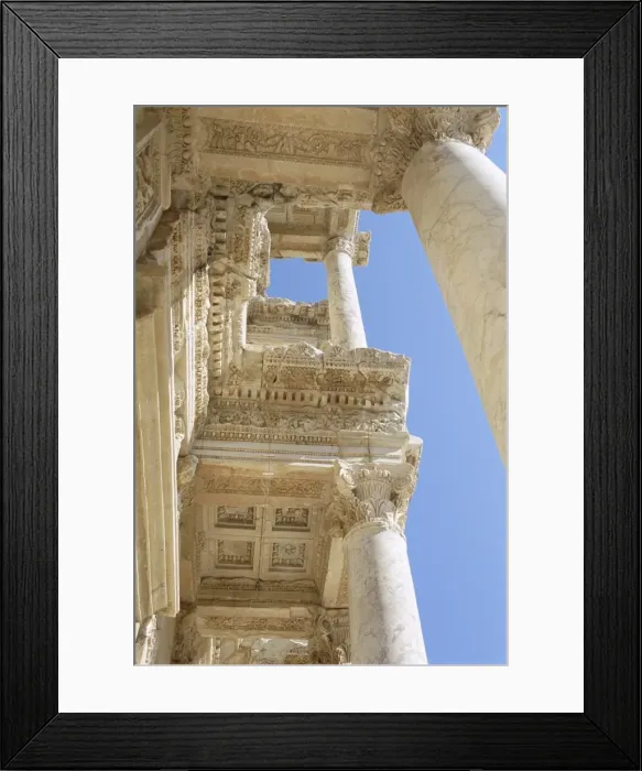 Framed Print : Reconstructed Library of Celsus Framed Print : Reconstructed Library of Celsus