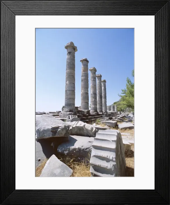 Framed Print : Ruins of the Temple of Athena Framed Print : Ruins of the Temple of Athena