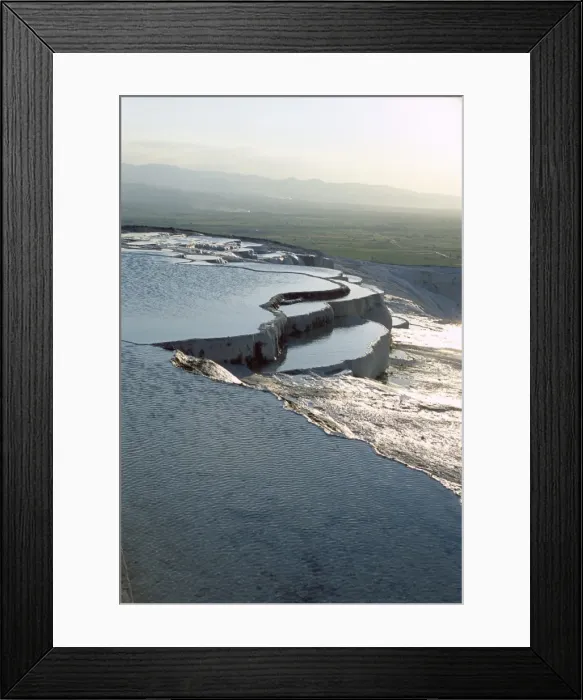 Framed Print : Travertine terraces Framed Print : Travertine terraces