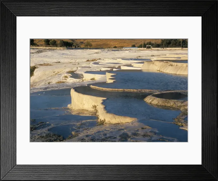 Framed Print : Travertine terraces Framed Print : Travertine terraces