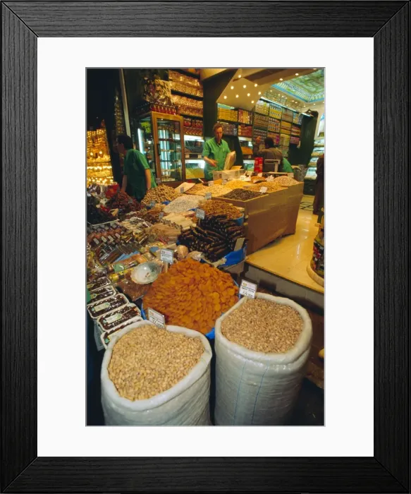 Framed Print : Food shop, Grand Bazaar Framed Print : Food shop, Grand Bazaar