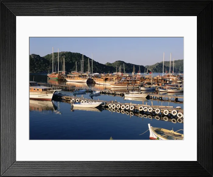 Framed Print : Village of Ucagiz Framed Print : Village of Ucagiz