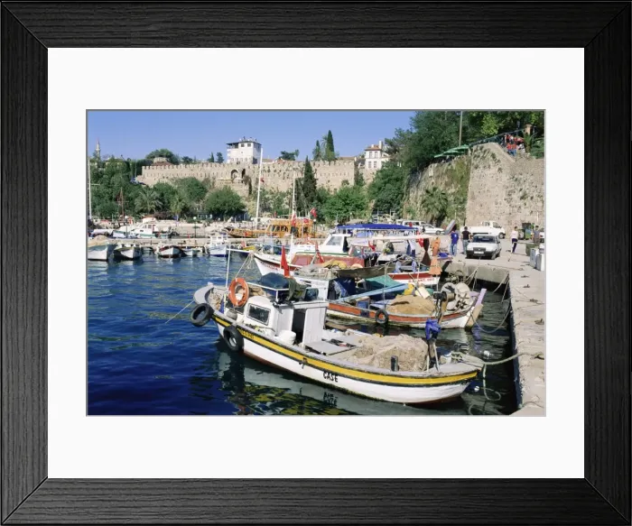 Framed Print : Harbour and waterfront Framed Print : Harbour and waterfront