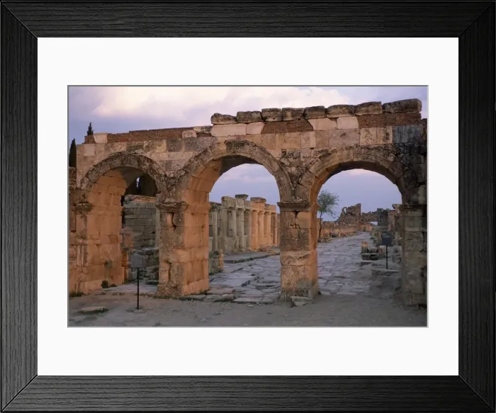 Framed Print : Pamukkale-Hierapolis Framed Print : Pamukkale-Hierapolis