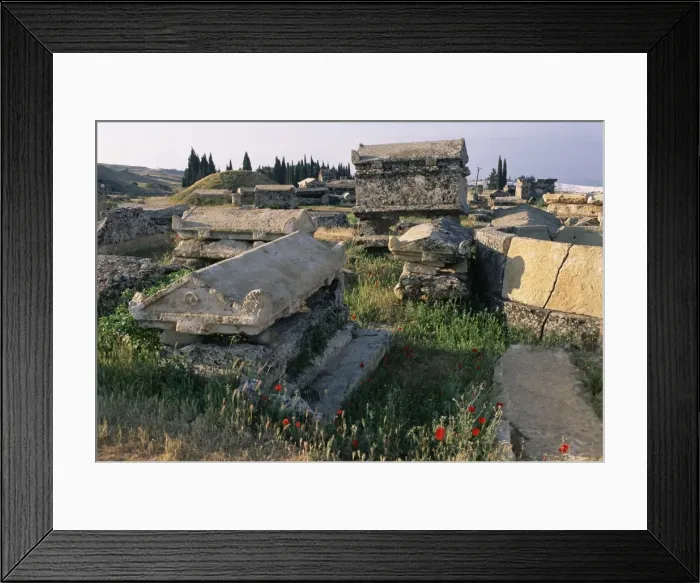 Framed Print : Pamukkale-Hierapolis Framed Print : Pamukkale-Hierapolis