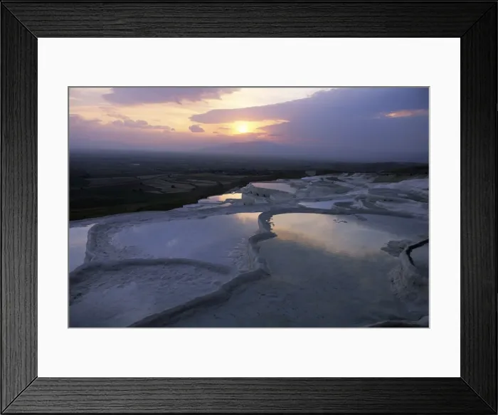 Framed Print : Terraces at Pamukkale Framed Print : Terraces at Pamukkale
