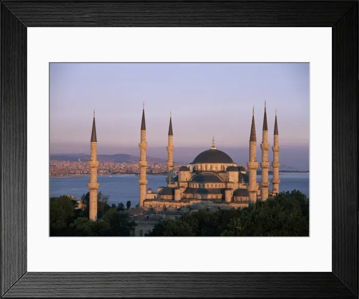 Framed Print : Dome and minarets of the Blue Mosque (Sultan Ahmat Mosque) Framed Print : Dome and minarets of the Blue Mosque (Sultan Ahmat Mosque)