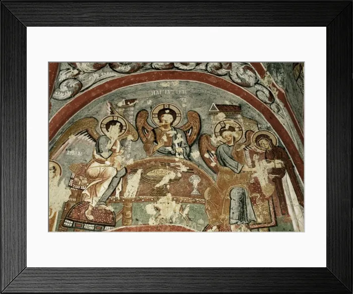 Framed Print : Christian frescoes in Apple Church Framed Print : Christian frescoes in Apple Church