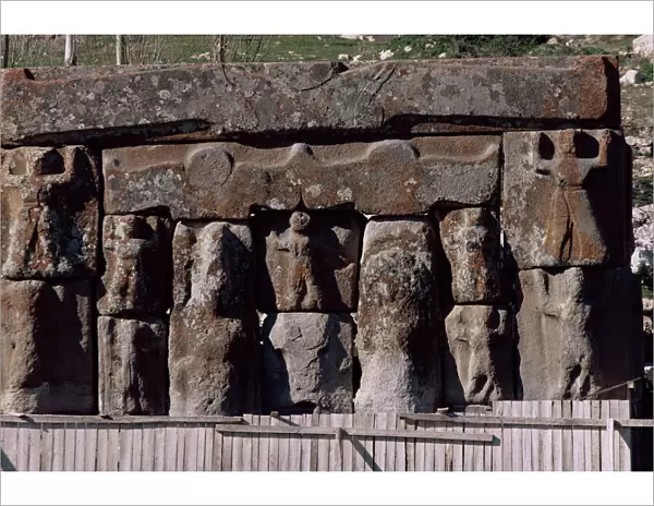 Remains of a Hittite temple at Eflatun Pinar