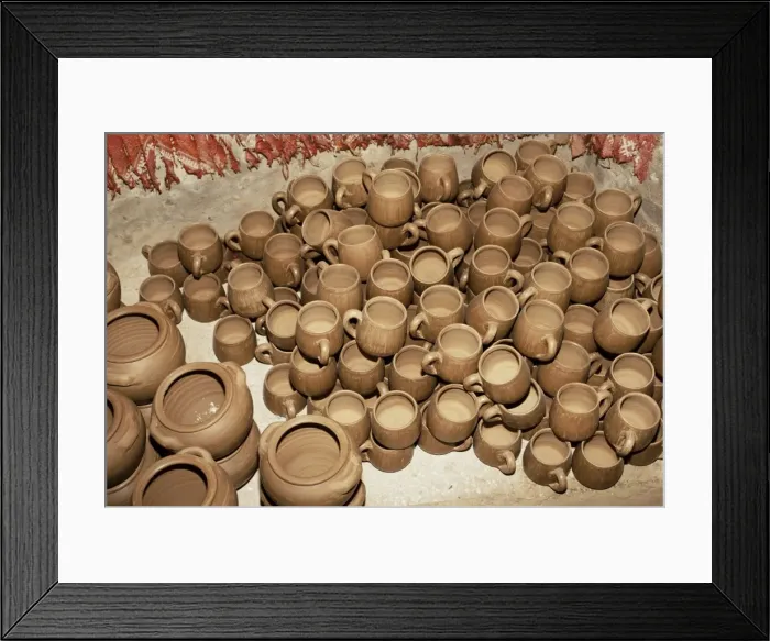 Framed Print : Turkish handmade pottery Framed Print : Turkish handmade pottery