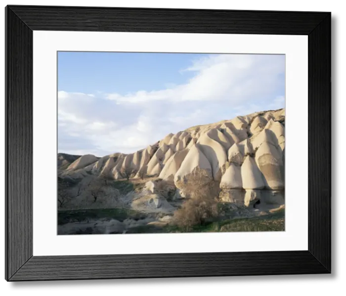 Framed Print : Undulating cliffs of soft volcanic ash Framed Print : Undulating cliffs of soft volcanic ash
