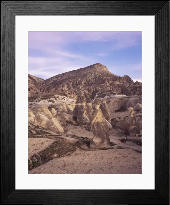 Framed Print : Landscape with fairy chimneys Framed Print : Landscape with fairy chimneys