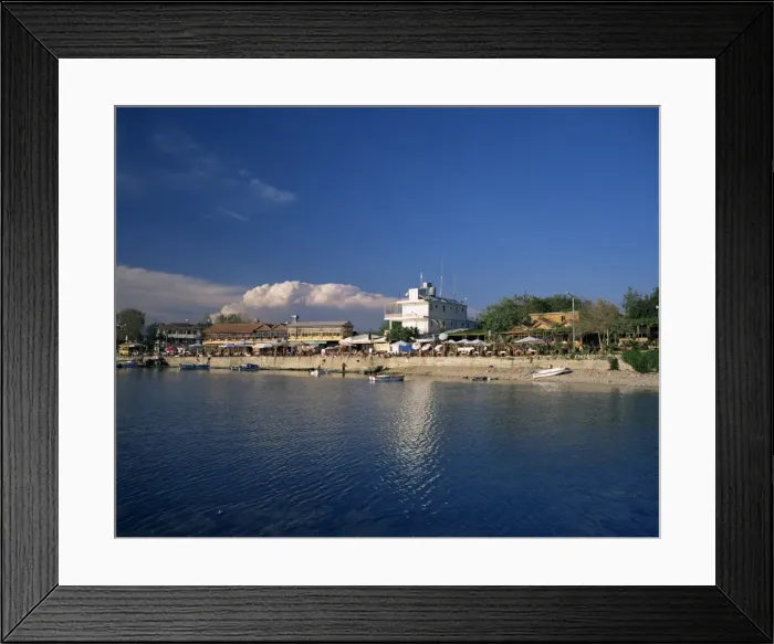 Framed Print : Seafront promenade of Side