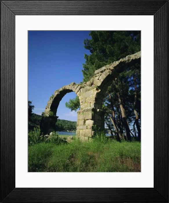 Framed Print : Roman Aqueduct at Phaselis Framed Print : Roman Aqueduct at Phaselis