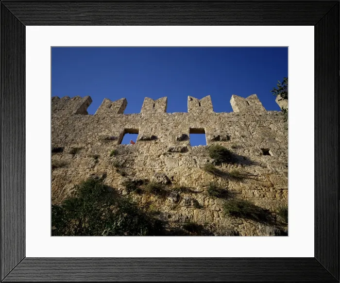 Framed Print : Walls of Ottoman castle Framed Print : Walls of Ottoman castle