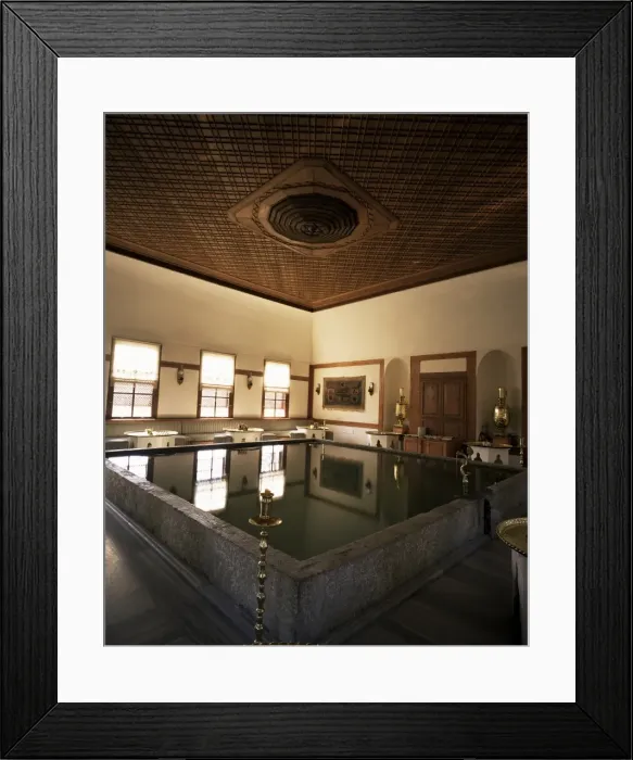 Framed Print : Pool in typical Ottoman house Framed Print : Pool in typical Ottoman house
