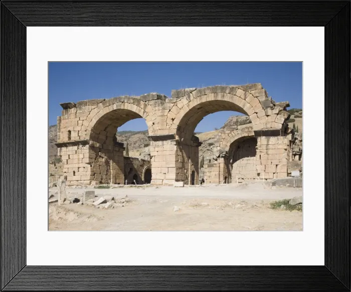 Framed Print : Church and baths Framed Print : Church and baths