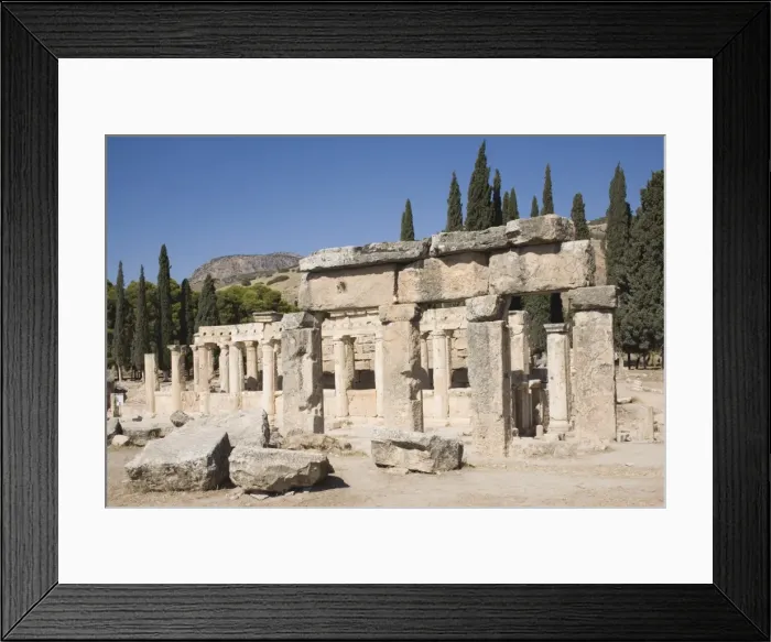 Framed Print : Agora, archaeological site of Hierapolis Framed Print : Agora, archaeological site of Hierapolis