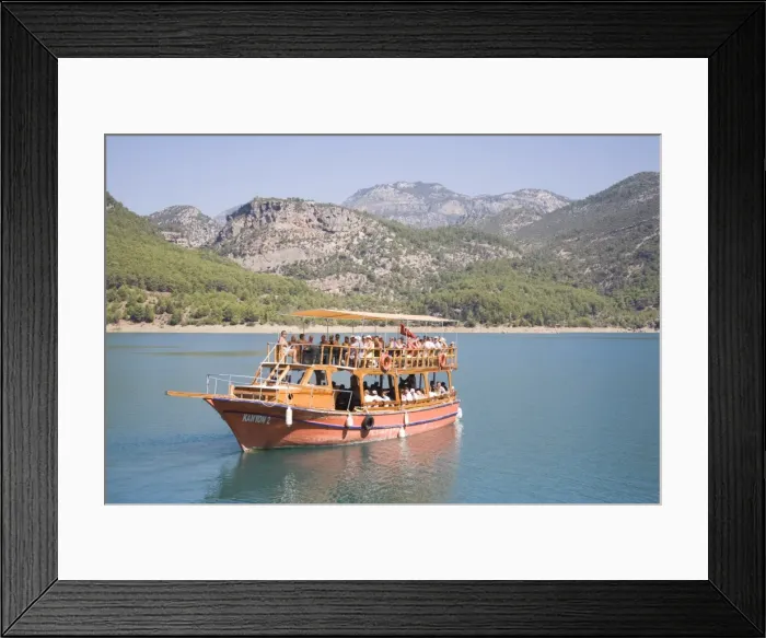 Framed Print : Tourist boat Framed Print : Tourist boat