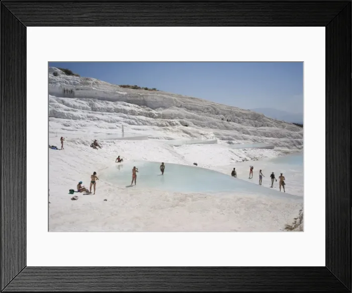 Framed Print : Limestone Terraces