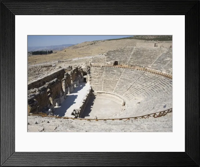 Framed Print : Theatre, built 200BC Framed Print : Theatre, built 200BC