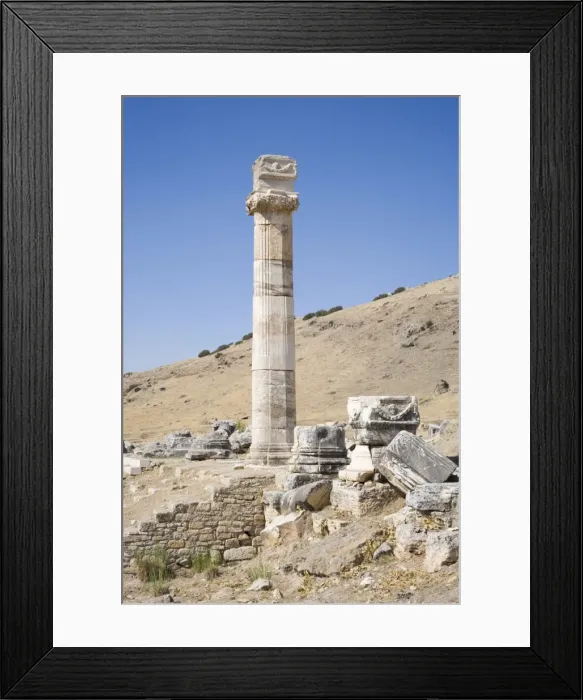 Framed Print : Archaeological site of Hierapolis Framed Print : Archaeological site of Hierapolis