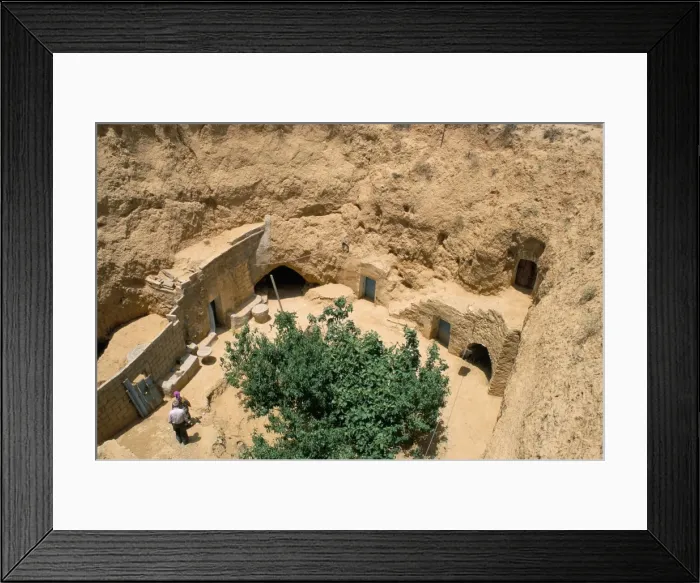 Framed Print : Cave houses Framed Print : Cave houses