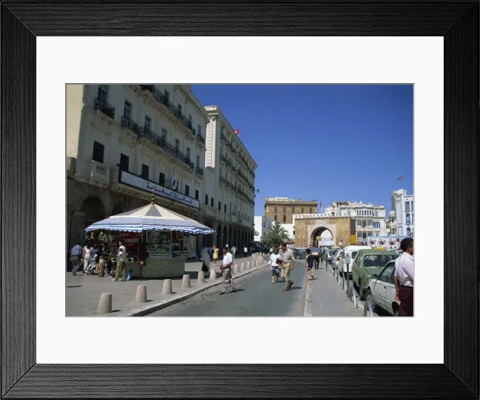 Framed Print : The Avenue Bourguiba and the Place De La Victoire End Framed Print : The Avenue Bourguiba and the Place De La Victoire End