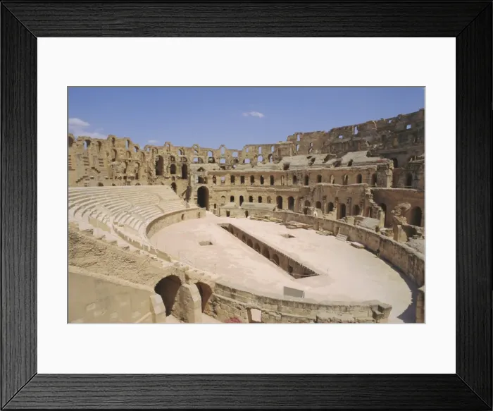 Framed Print : Roman amphitheatre of El Djem Framed Print : Roman amphitheatre of El Djem