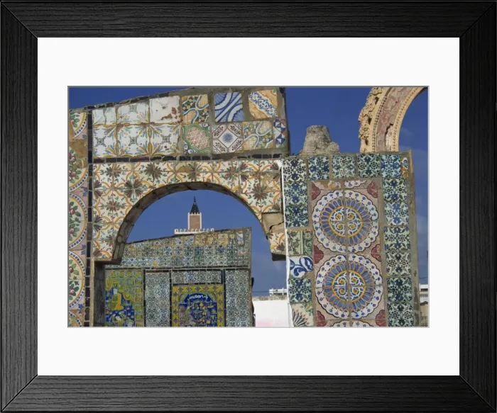 Framed Print : Tiled ruins of the Terrace du Palais d Orient Framed Print : Tiled ruins of the Terrace du Palais d Orient