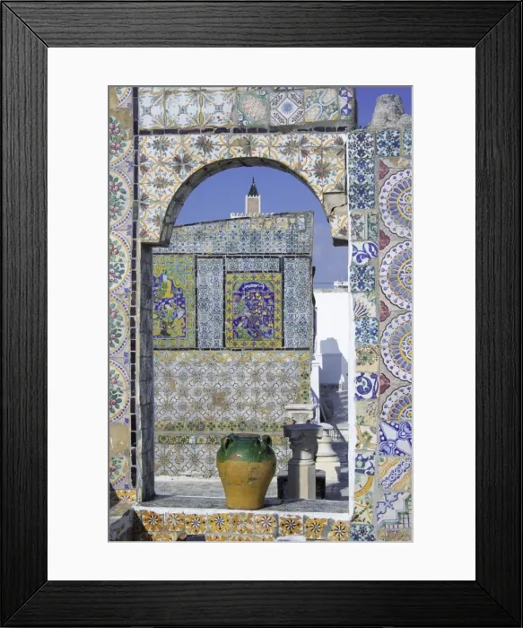 Framed Print : Terrace of the Palais d Orient Framed Print : Terrace of the Palais d Orient