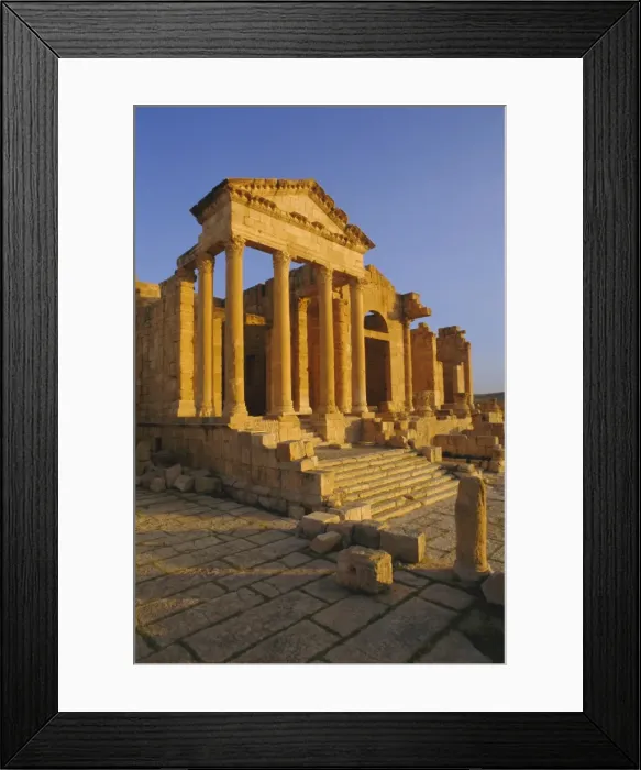Framed Print : Sbeitla, Roman ruins Framed Print : Sbeitla, Roman ruins