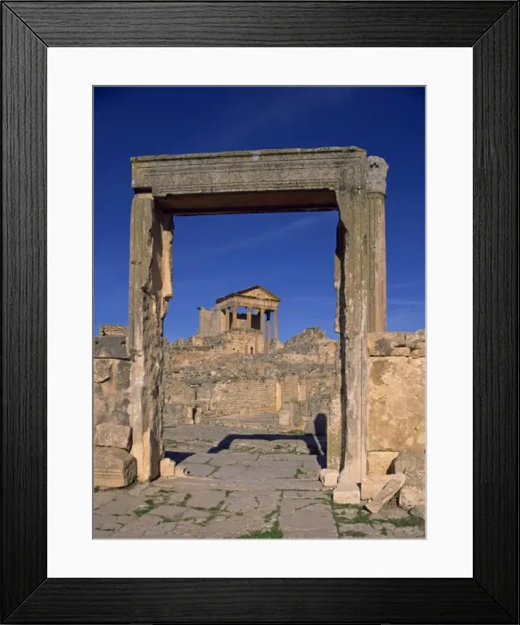 Framed Print : The Tell, Dougga (Thugga) Framed Print : The Tell, Dougga (Thugga)