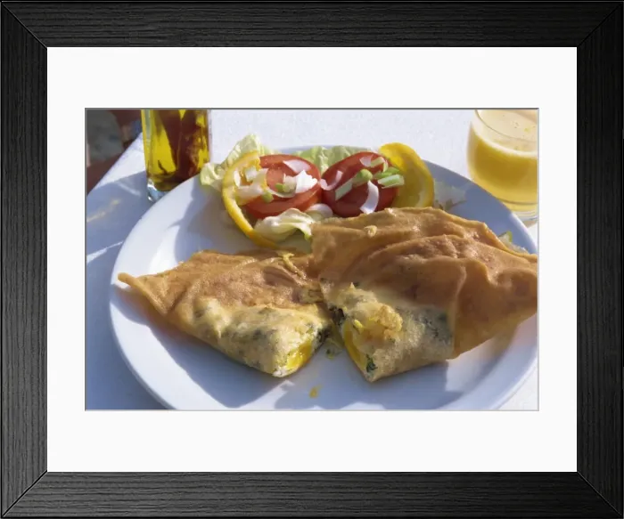 Framed Print : A bric, deep fried turnover Framed Print : A bric, deep fried turnover