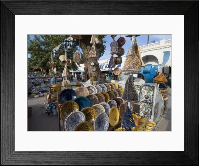 Framed Print : Market, Houmt-Souk