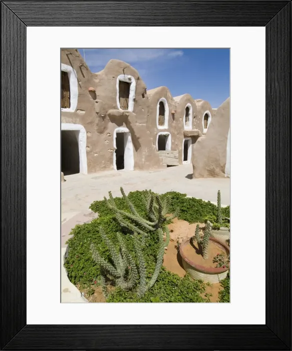 Framed Print : Old Berber grain storage units Framed Print : Old Berber grain storage units