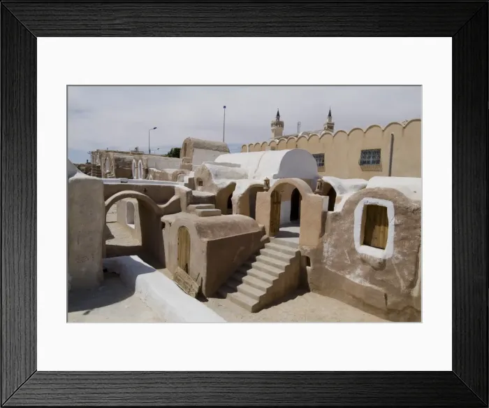 Framed Print : Old Berber grain storage units Framed Print : Old Berber grain storage units
