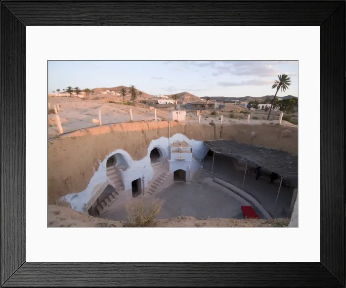Framed Print : Underground cave dwelling Framed Print : Underground cave dwelling