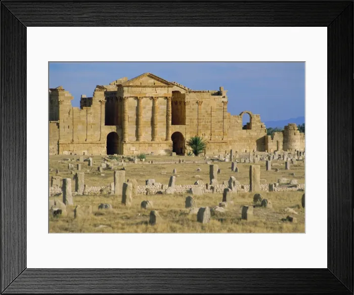 Framed Print : The Roman city of Sbeitla