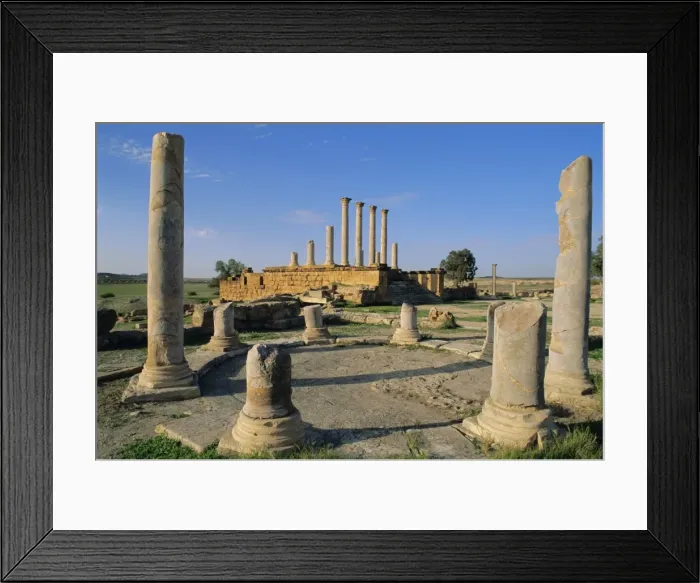 Framed Print : The Roman site of Thuburbo Majus Framed Print : The Roman site of Thuburbo Majus