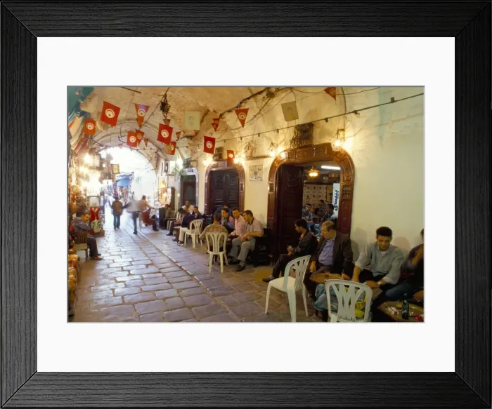 Framed Print : Cafe Maure Framed Print : Cafe Maure