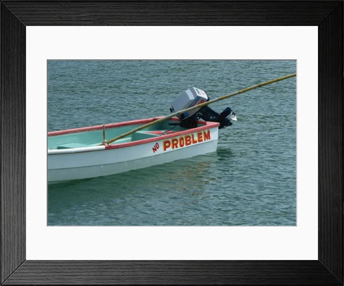 Framed Print : Boat, Charlotteville
