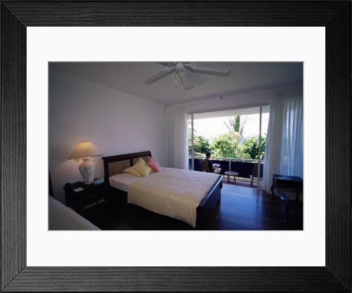 Framed Print : Room at the Blue Heaven hotel Framed Print : Room at the Blue Heaven hotel