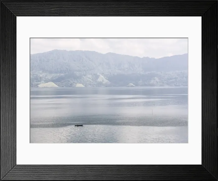 Framed Print : Fishing boat on Lake Toba (Danau Toba), the largest volcanic lake in the world, North Sumatra Framed Print : Fishing boat on Lake Toba (Danau Toba), the largest volcanic lake in the world, North Sumatra