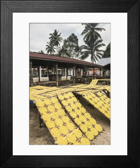 Framed Print : Krupuk (Kroepoek) drying in the sun, Bukittinggi, West Sumatra, Indonesia, Southeast Asia Framed Print : Krupuk (Kroepoek) drying in the sun, Bukittinggi, West Sumatra, Indonesia, Southeast Asia