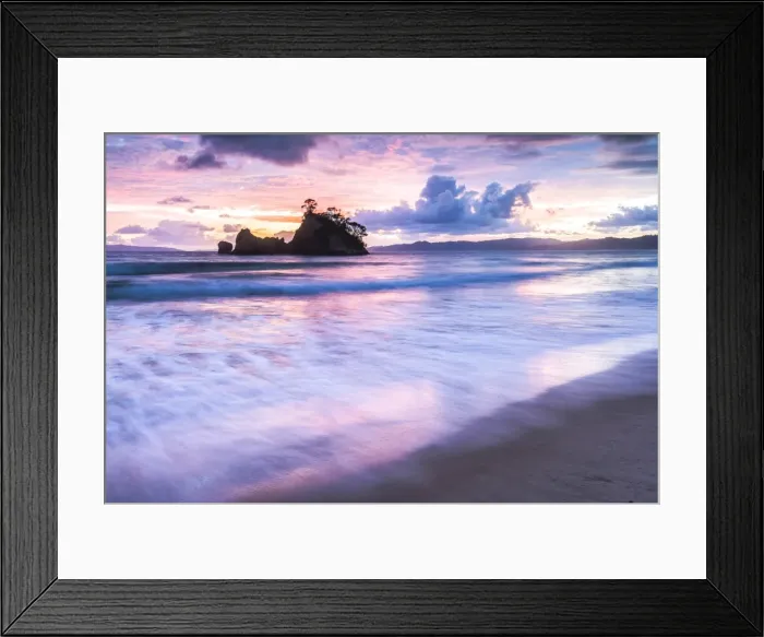 Framed Print : Pungapunga Island at Whangapoua Beach at sunrise, Coromandel Peninsula, North Island Framed Print : Pungapunga Island at Whangapoua Beach at sunrise, Coromandel Peninsula, North Island