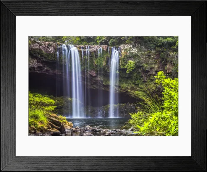 Framed Print : Rainbow Falls, a waterfall at Kerikeri in the Bay of Islands, Northland Region, North Island Framed Print : Rainbow Falls, a waterfall at Kerikeri in the Bay of Islands, Northland Region, North Island